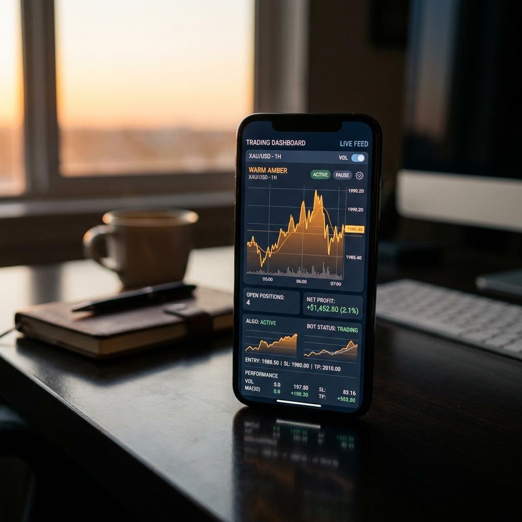 Koç Finans AI kripto ticaret platformu kontrol paneli